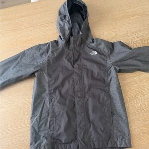 The North Face Kids Charcoal Raincoat